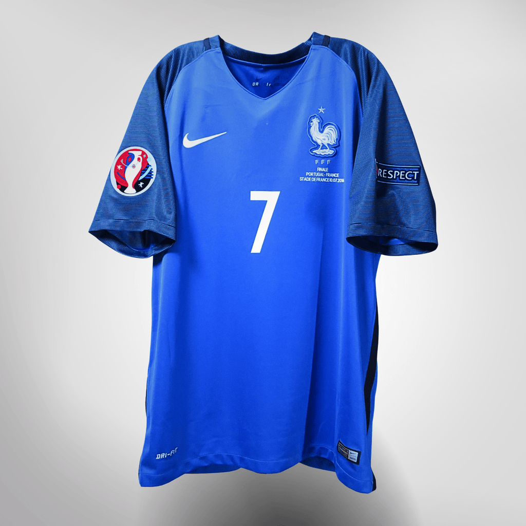 France 2016-17 Home Griezmann #7 Final Shirt L