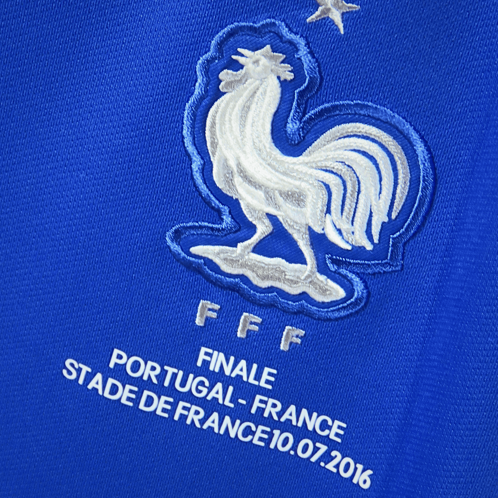 France 2016-17 Home Griezmann #7 Final Shirt L