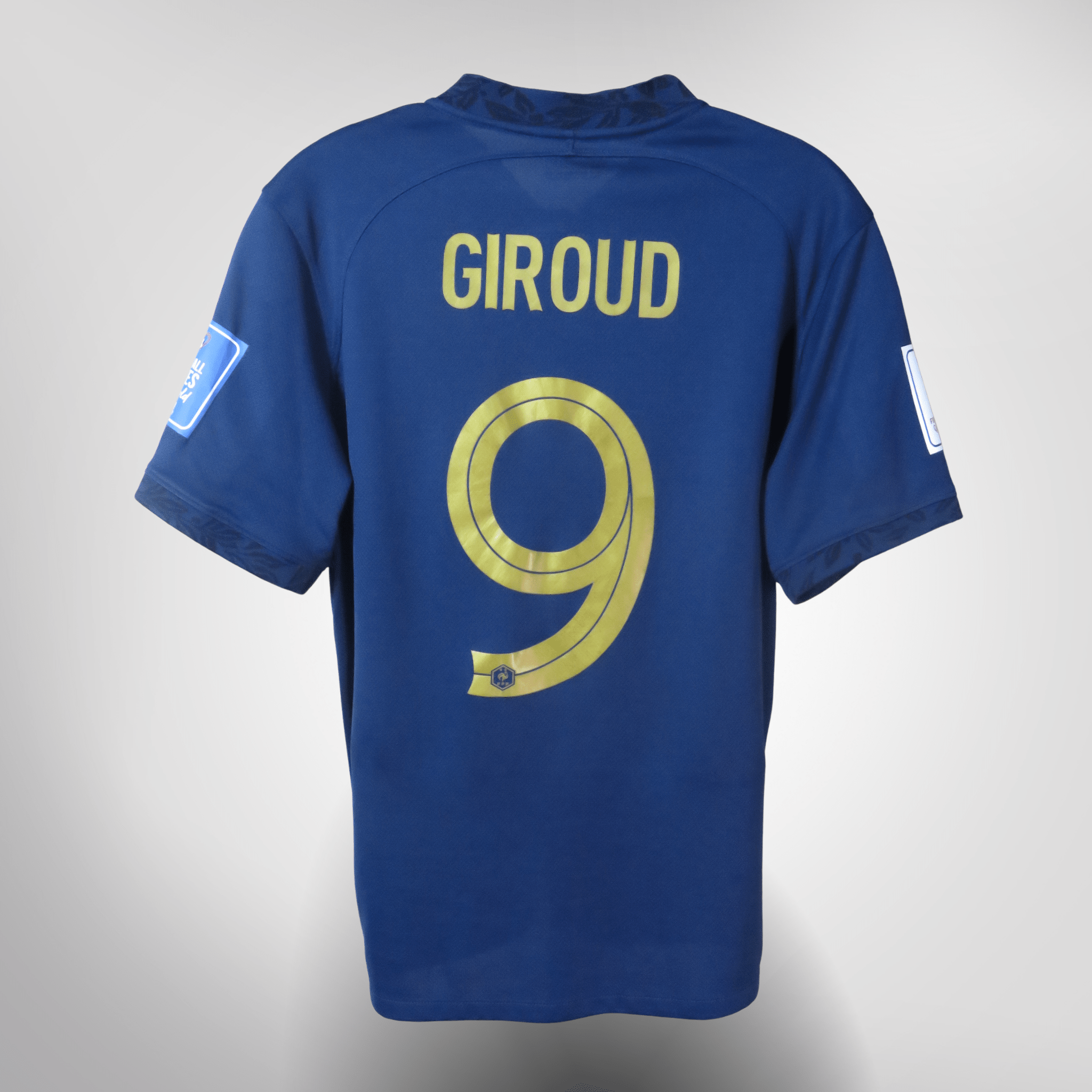 France 2022-23 Home Giroud #9 Final Shirt L