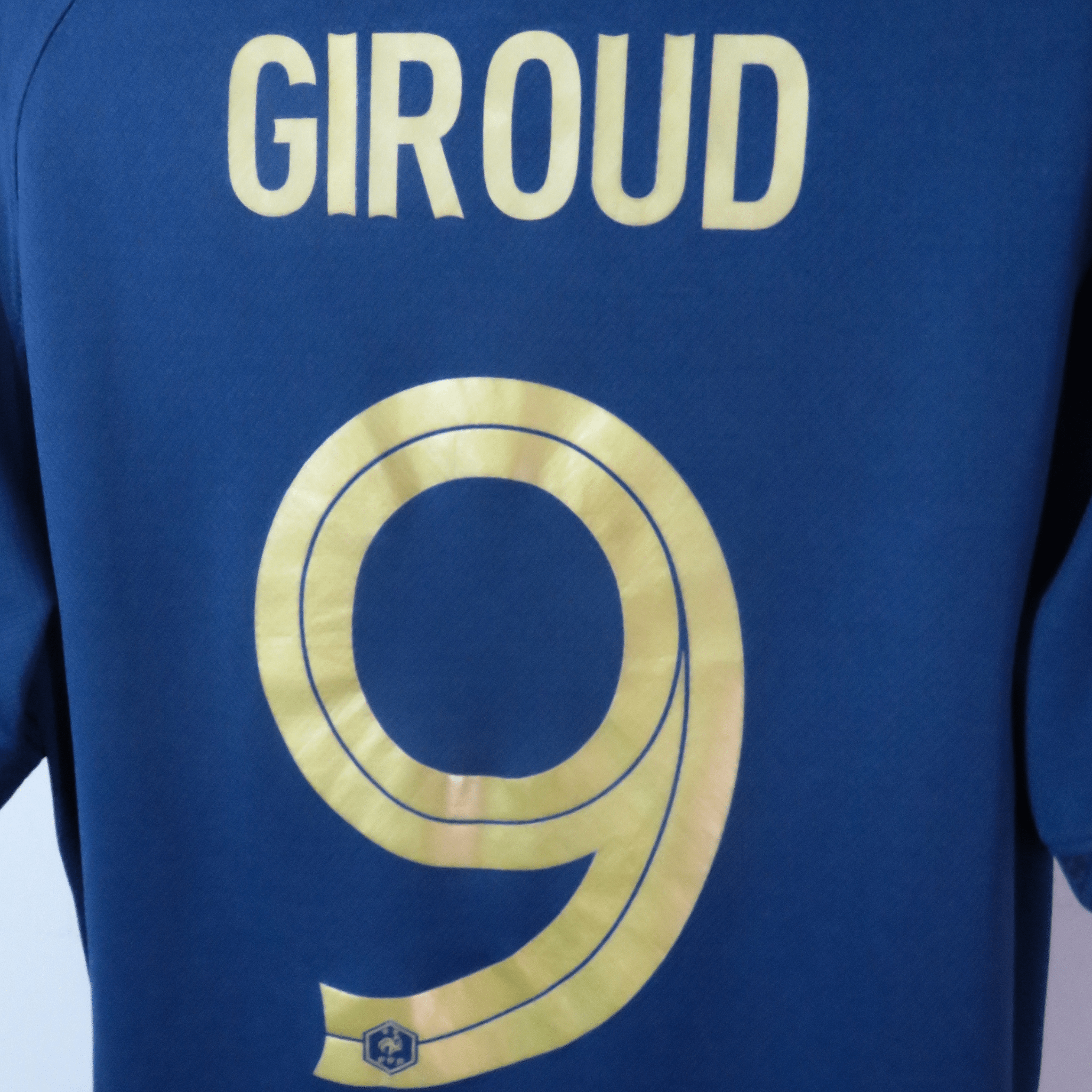 France 2022-23 Home Giroud #9 Final Shirt L