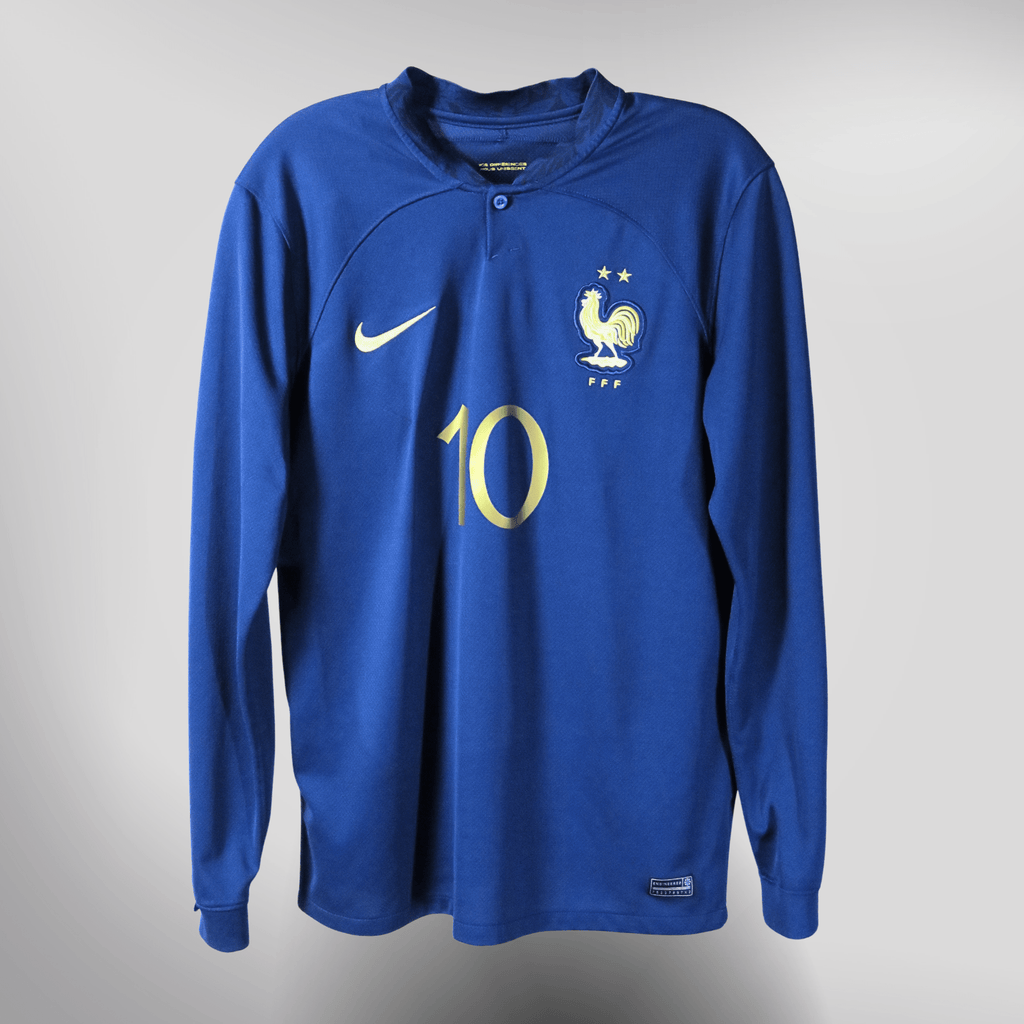 France 2022-23 Home Mbappé #10 Shirt M
