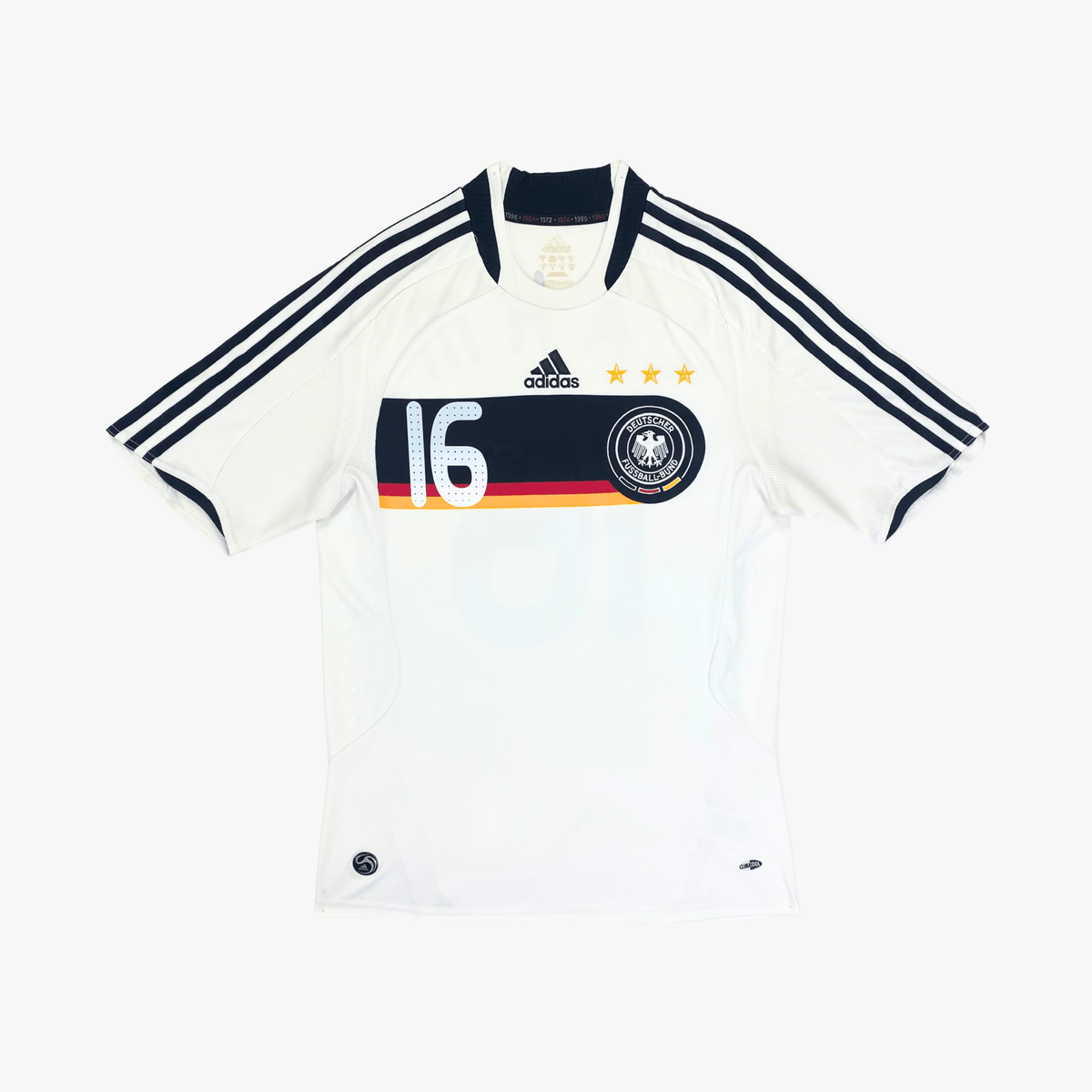Authentic Adidas Germany 2008-2009 Home shirt, Lahm 16 on the back, size S | Nostalgic Football Shirts