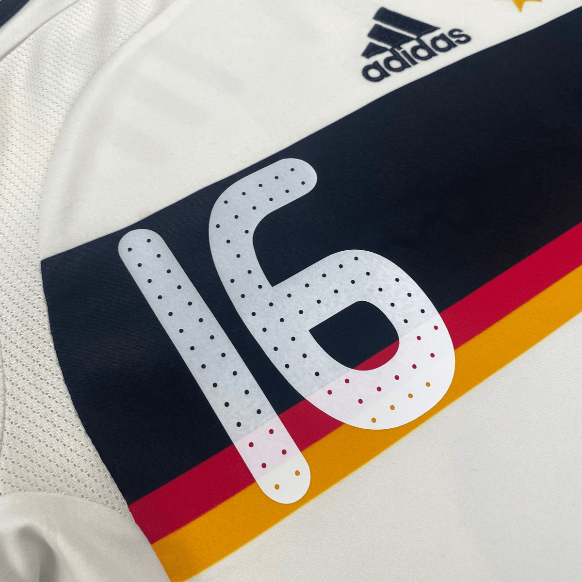 Authentic Adidas Germany 2008-2009 Home shirt, Lahm 16 on the back, size S | Nostalgic Football Shirts
