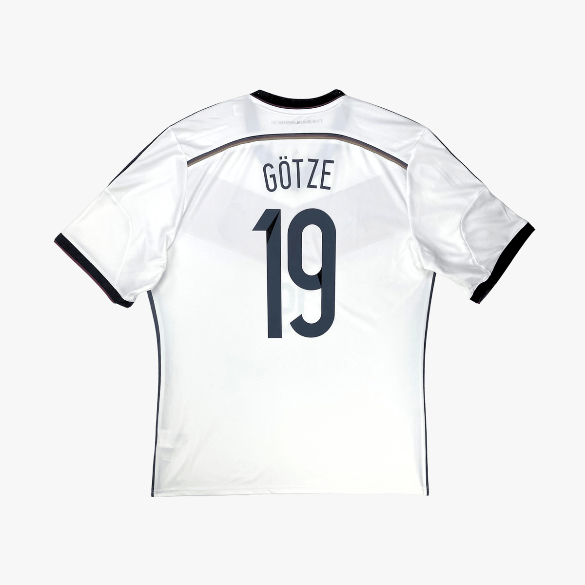 Vintage Germany 2014-2015 Home football shirt with Götze 14 print, size XL | Nostalgic Football Shirts