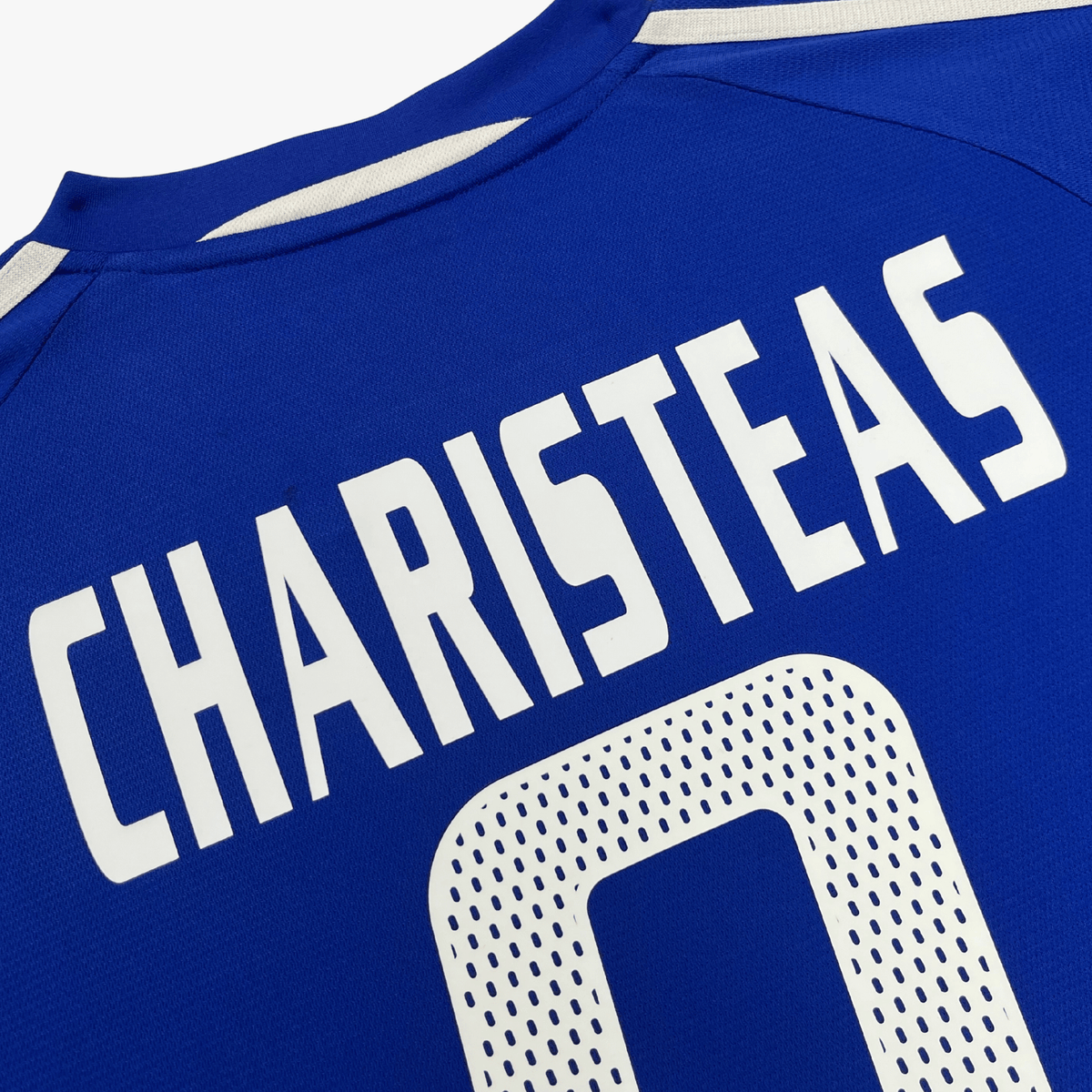 Retro Greece 2004-2006 Home football jersey by Adidas, Charisteas 9, size L | Nostalgic Football Shirts