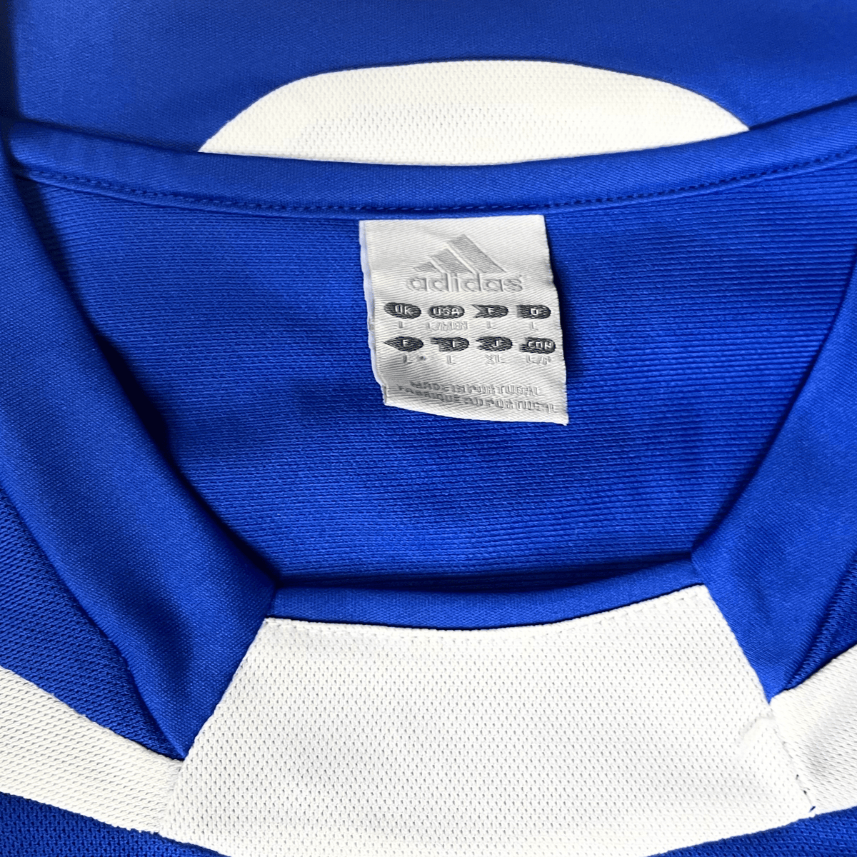 Retro Greece 2004-2006 Home football jersey by Adidas, Dellas 5, size L | Nostalgic Football Shirts