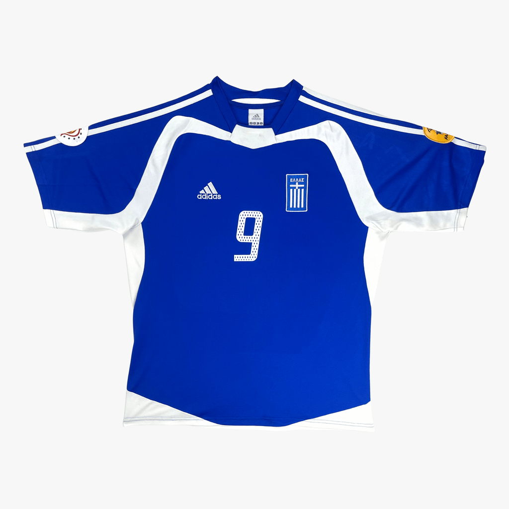 Greece 2004-06 Home Charisteas #9 Shirt L