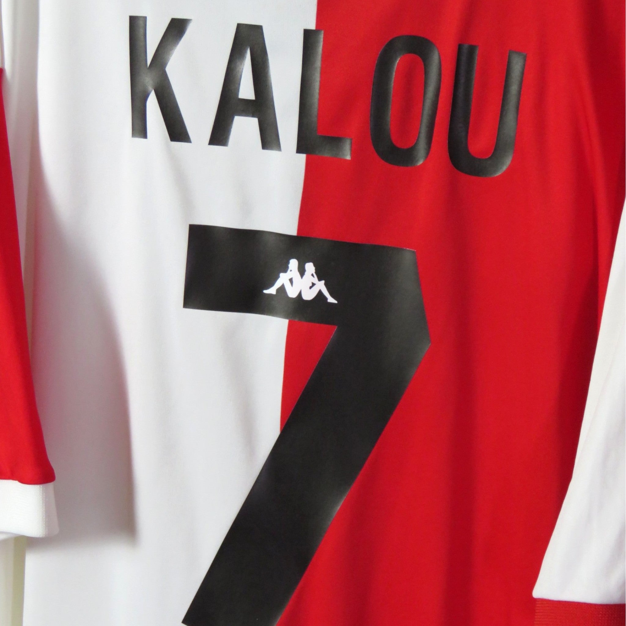 Feyenoord 2000-01 Home Kalou #7 Shirt XXL