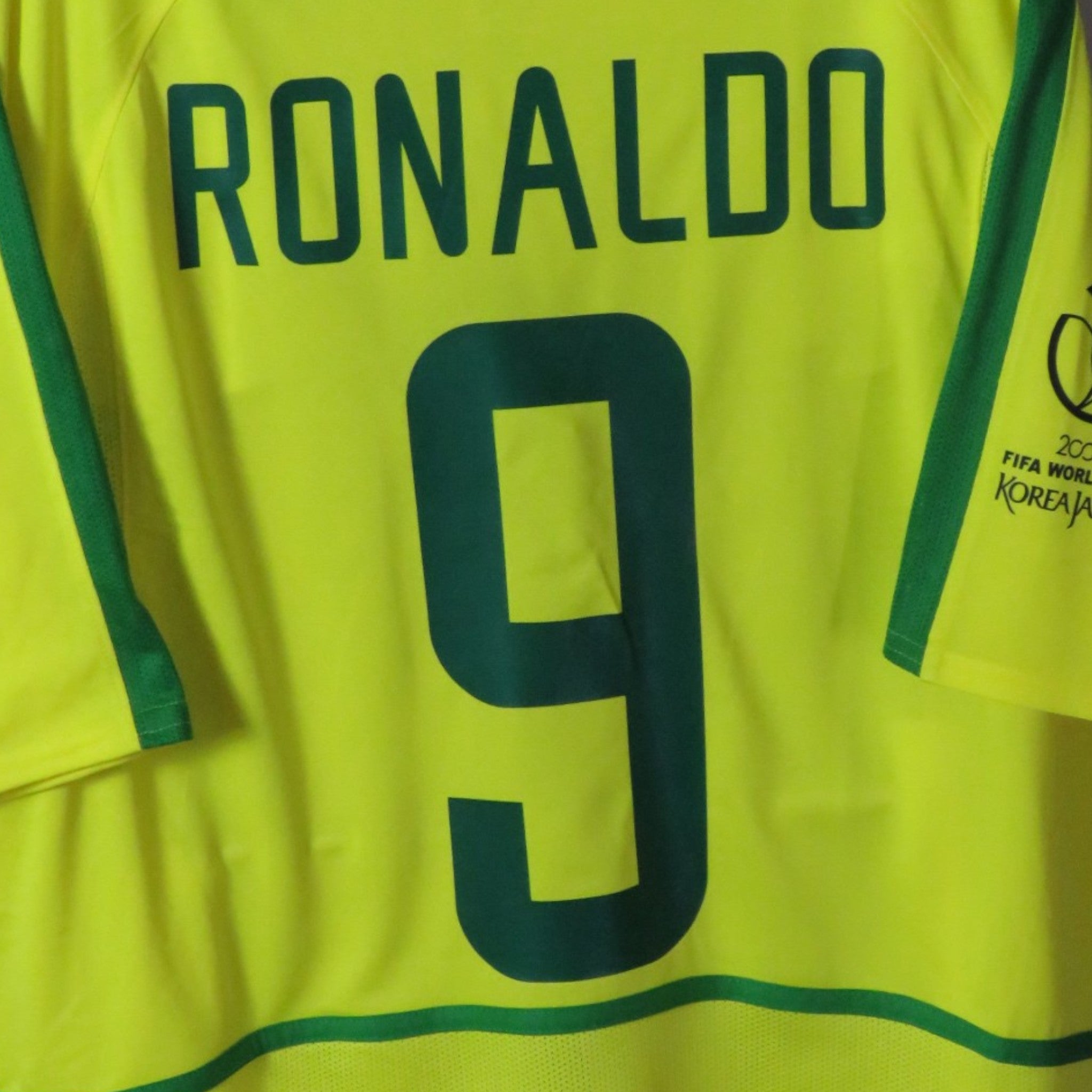 Brazil 2002-04 Home Ronaldo #9 Shirt S