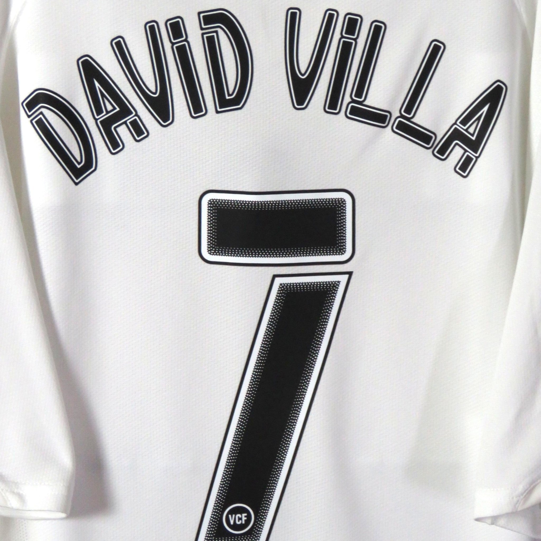 Valencia 2006-07 Home David Villa #7 Shirt XL