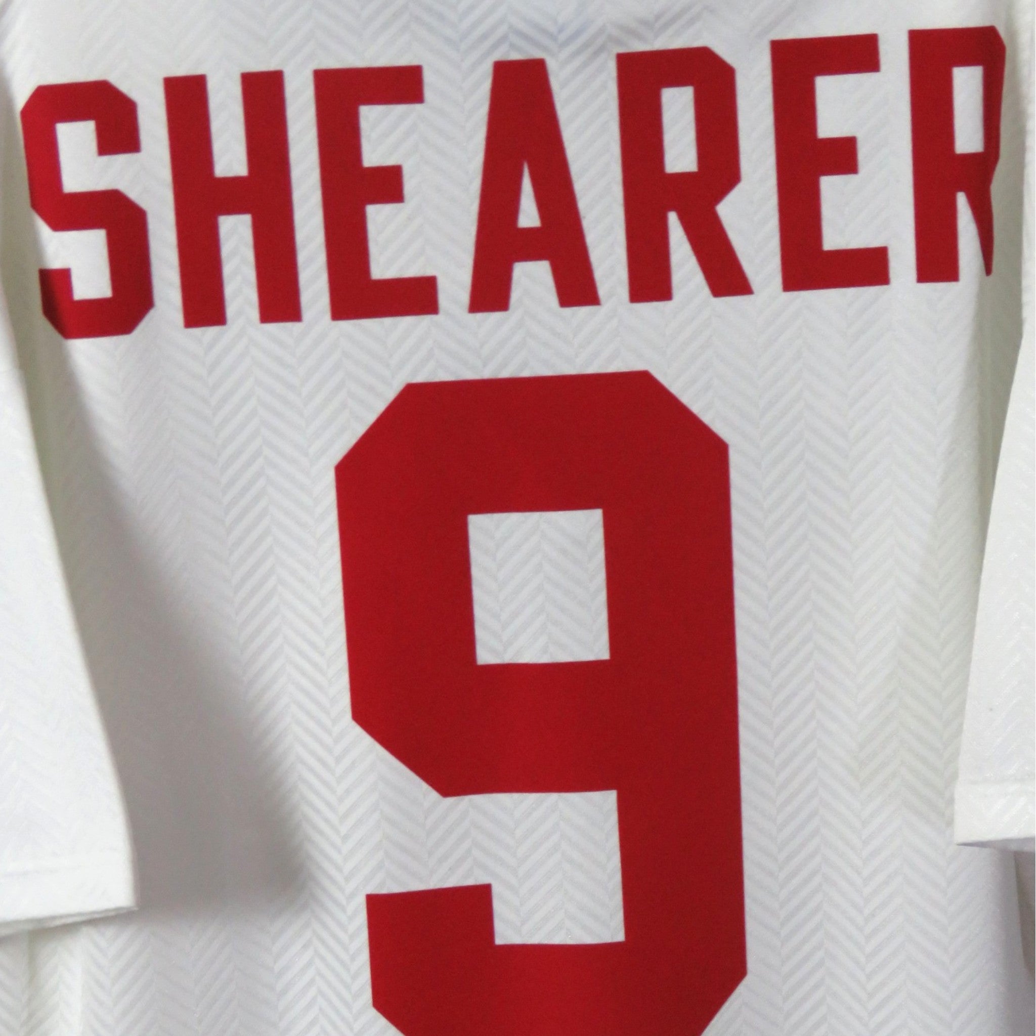 England 1993-95 Home Shearer #9 Shirt L