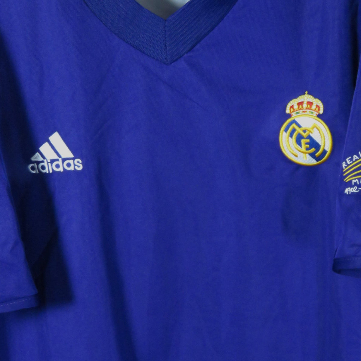 Authentic Adidas Real Madrid 2002-2003 Centenary Third shirt, Zidane 5 on the back, size L, product code 156649 | Nostalgic Football Shirts