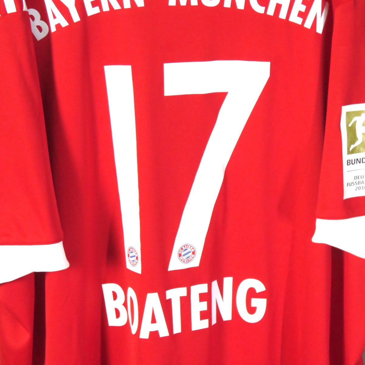 Retro Bayern Munich 2017-2018 Home football jersey by Adidas, Boateng 17, size XXL, product code AZ7961 | Nostalgic Football Shirts
