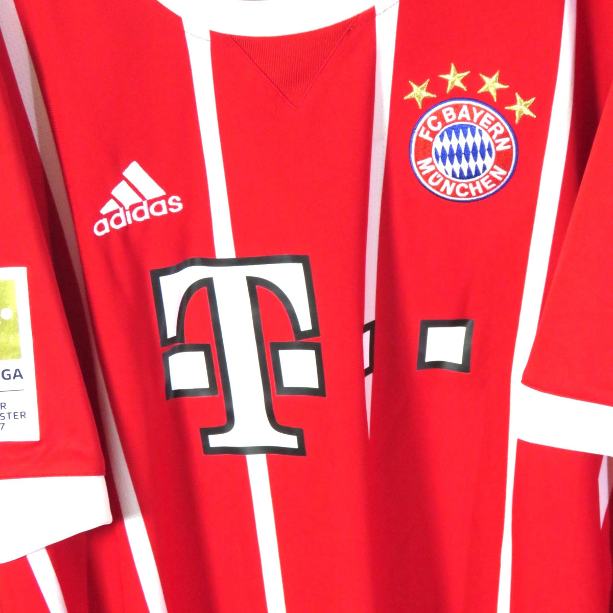 Vintage Bayern Munich 2017-2018 Home football shirt with Boateng 17 print, size XXL, product code AZ7961 | Nostalgic Football Shirts