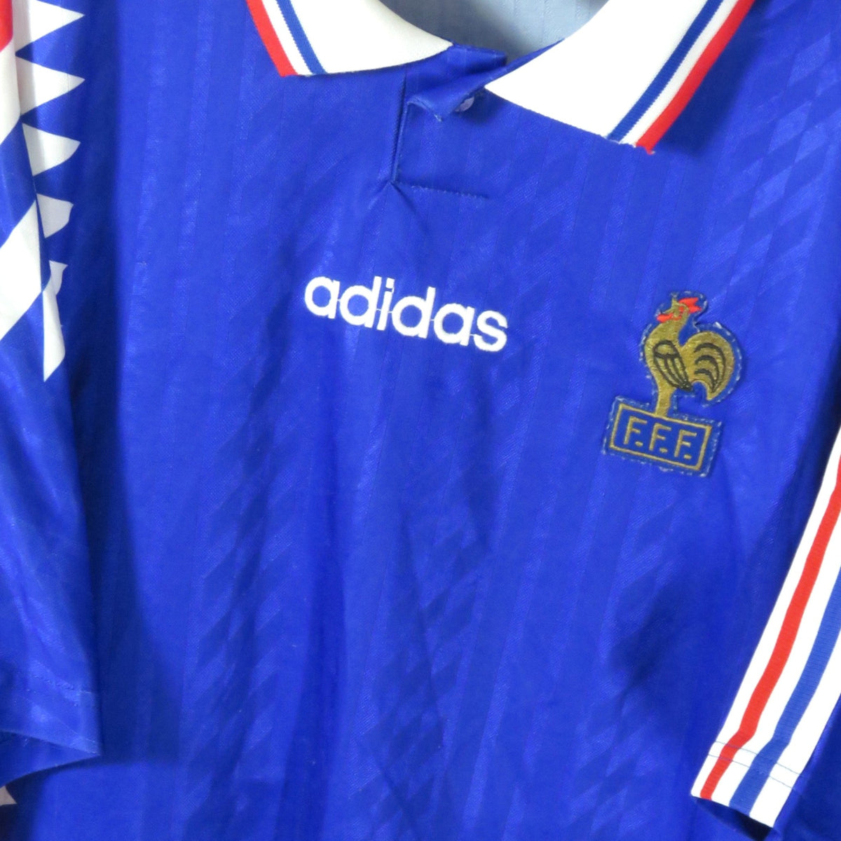 Retro France 1994-1996 Home football jersey by Adidas, size XL | Nostalgic Football Shirts