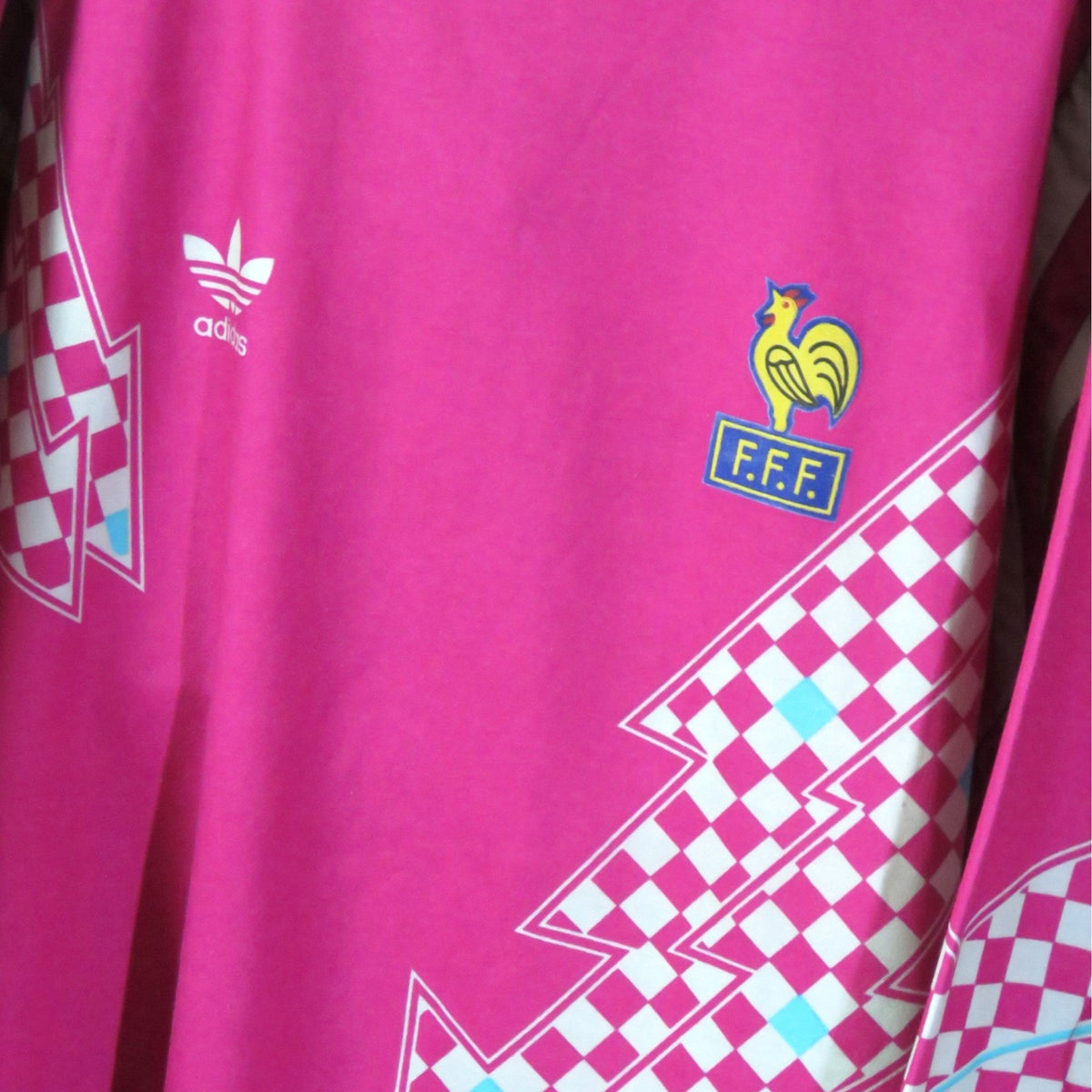 Retro France 1992-1993 Goalkeeper football jersey by Adidas, size XL | Nostalgic Football Shirts