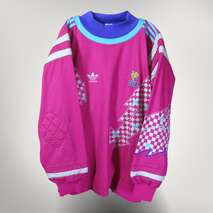 Vintage France 1992-1993 Goalkeeper football shirt, size XL | Nostalgic Football Shirts