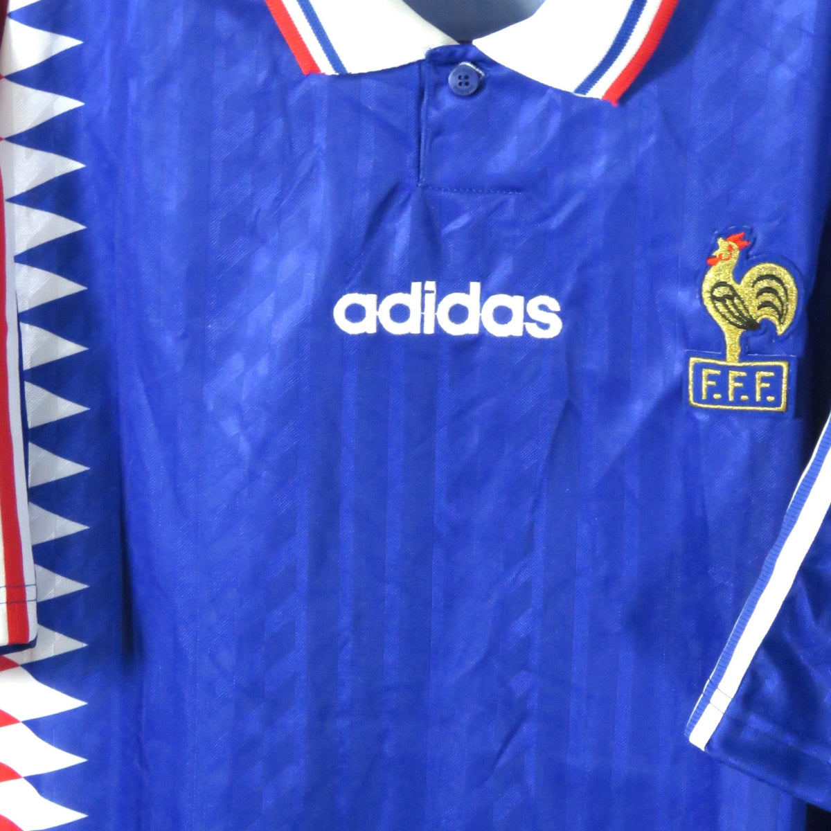 Retro France 1994-1996 Home football jersey by Adidas, size XL | Nostalgic Football Shirts