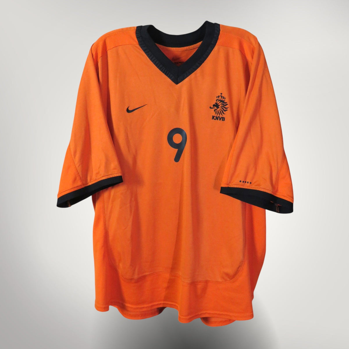 Authentic Nike Netherlands 2000-2002 Home shirt, Kluivert 9 on the back, size XXL | Nostalgic Football Shirts