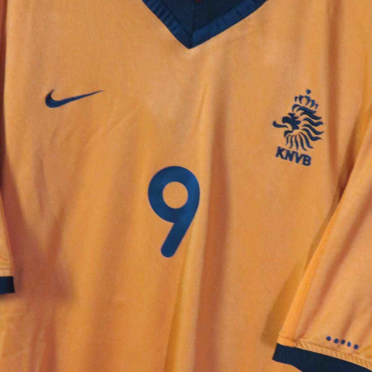 Original Netherlands 2000-2002 Home football shirt, size XXL, Kluivert 9 | Nostalgic Football Shirts