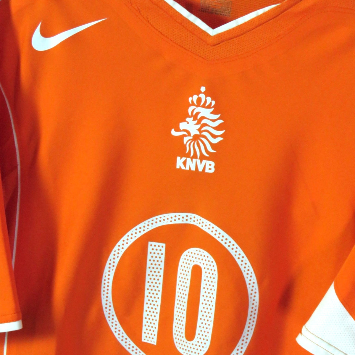 Original Netherlands 2004-2006 Home football shirt, size L, Van Nistelrooy 10, product code 117585 | Nostalgic Football Shirts