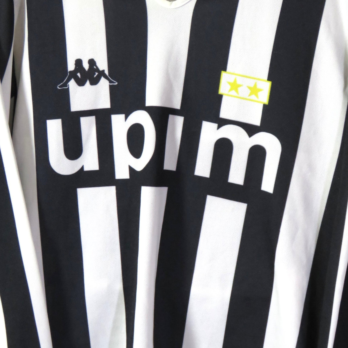 Retro Juventus 1989-1990 Home longsleeve football jersey by Kappa, size S | Nostalgic Football Shirts