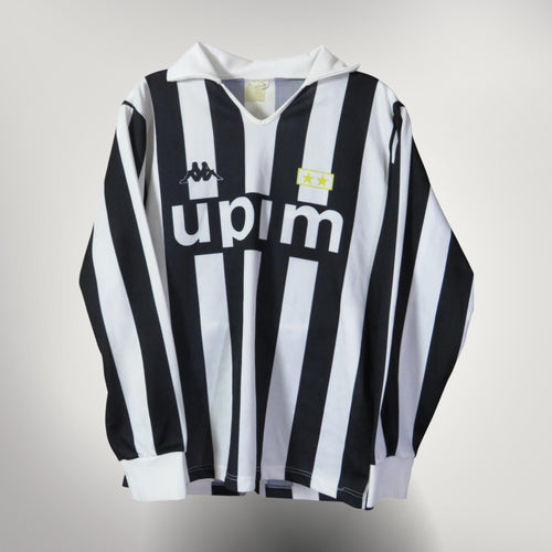 Vintage Juventus 1989-1990 Home longsleeve football shirt, size S | Nostalgic Football Shirts
