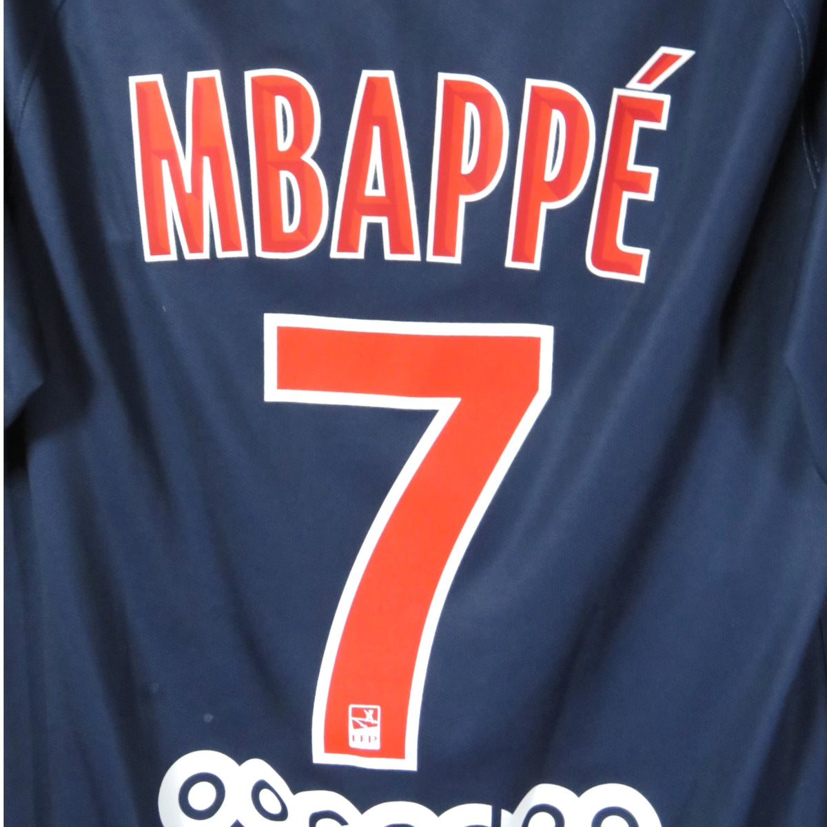 Retro PSG 2018-2019 Home football jersey by Nike, Mbappé 7, size S, product code 894432-411 | Nostalgic Football Shirts