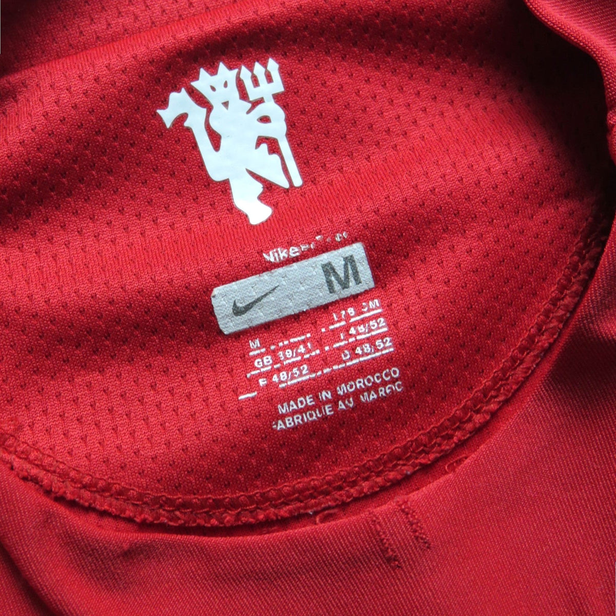 Authentic Nike Manchester United 2007-2008 Home longsleeve shirt, Ronaldo 7 on the back, size M | Nostalgic Football Shirts