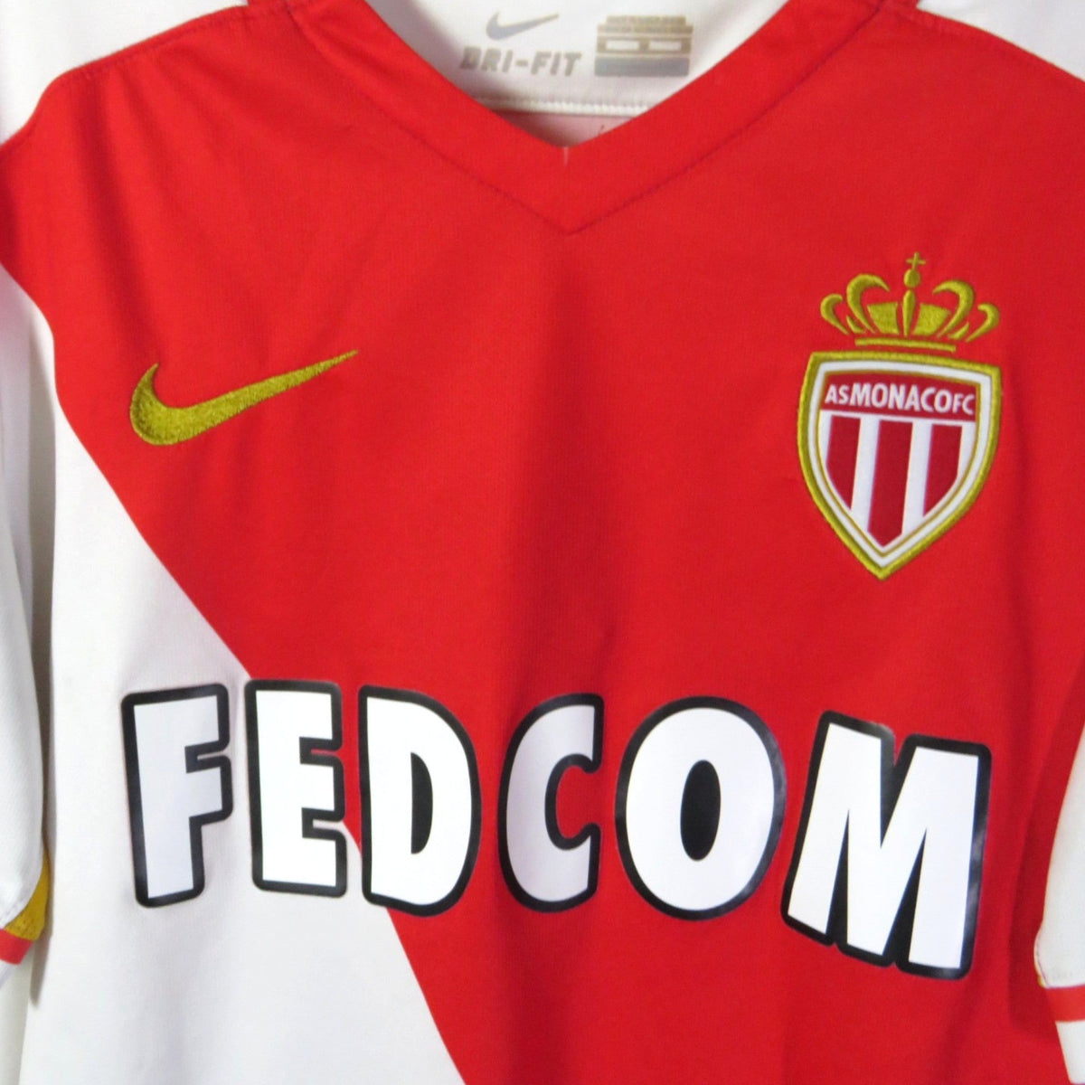 Original AS Monaco 2015-2016 Home football shirt, size M, Mbappé 29, product code 694917-106 | Nostalgic Football Shirts