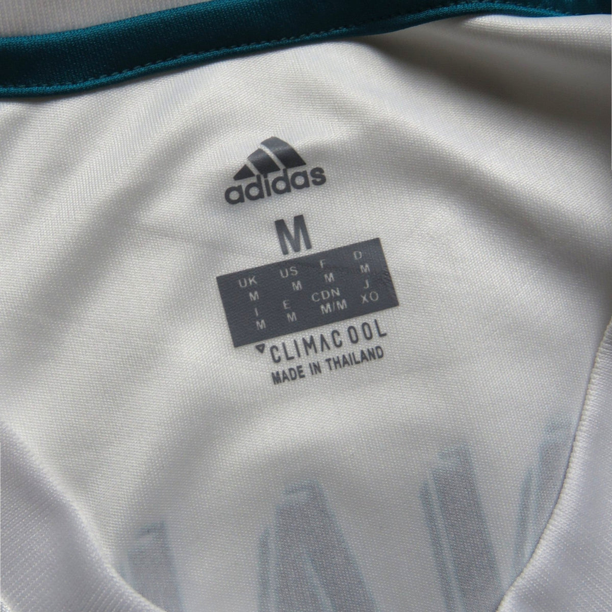 Retro Real Madrid 2017-2018 Home longsleeve football jersey by Adidas, Ronaldo 7, size M, product code B31106 | Nostalgic Football Shirts