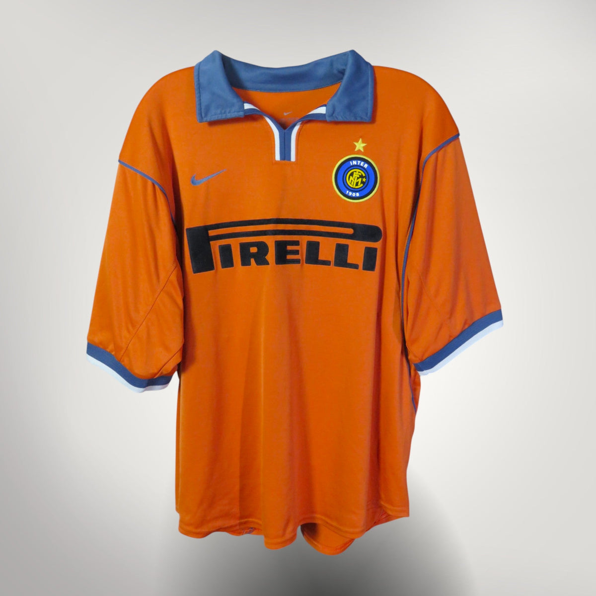 Authentic Nike Inter Milan 2000-2001 Third shirt, Ronaldo 9 on the back, size L | Nostalgic Football Shirts