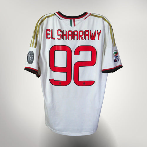 Vintage AC Milan 2013-2014 Away football shirt with El Shaarawy 92 print, size L | Nostalgic Football Shirts