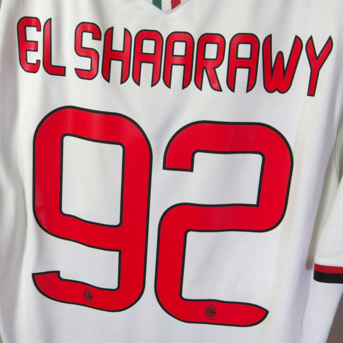 Retro AC Milan 2013-2014 Away football jersey by Adidas, El Shaarawy 92, size L | Nostalgic Football Shirts