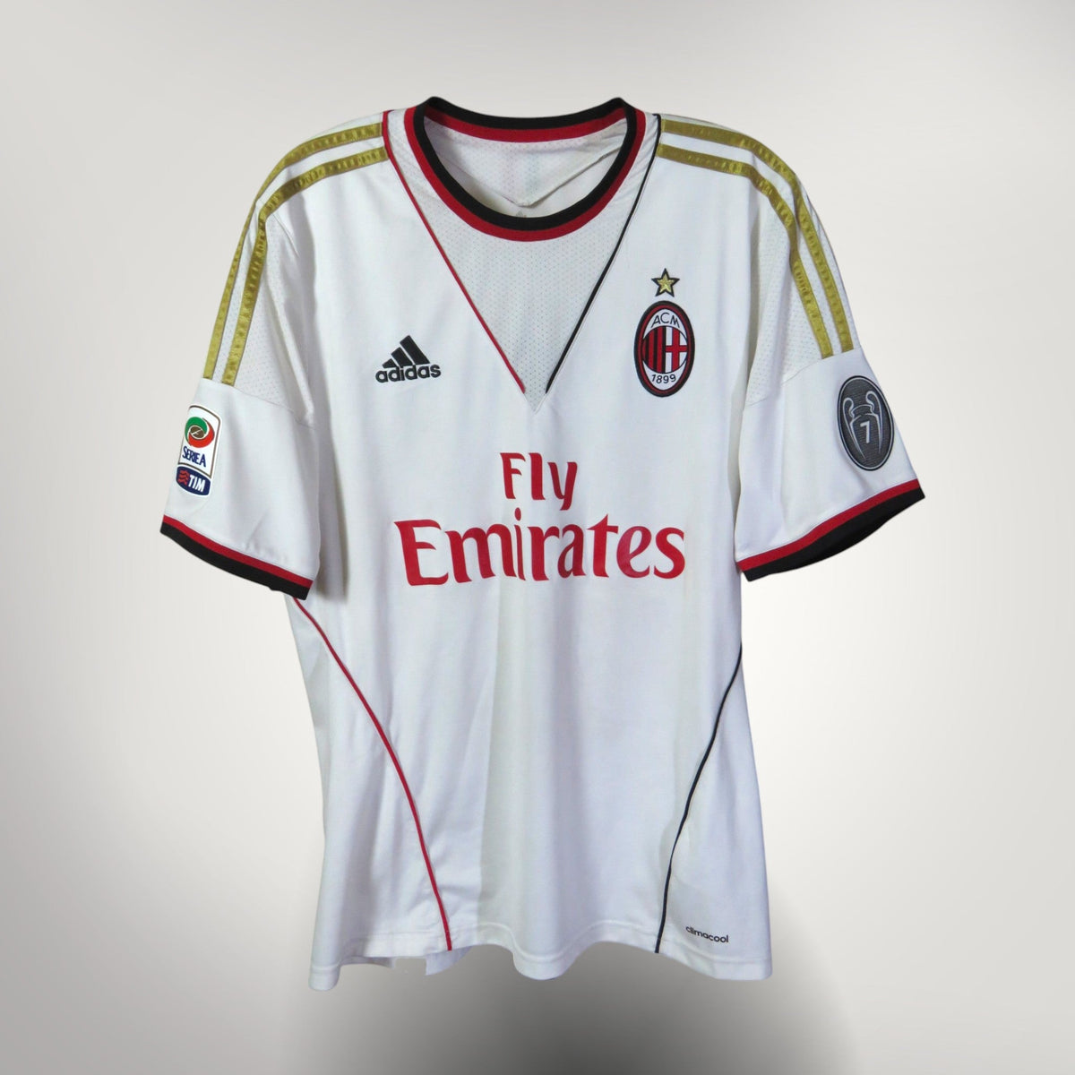 Authentic Adidas AC Milan 2013-2014 Away shirt, El Shaarawy 92 on the back, size L | Nostalgic Football Shirts