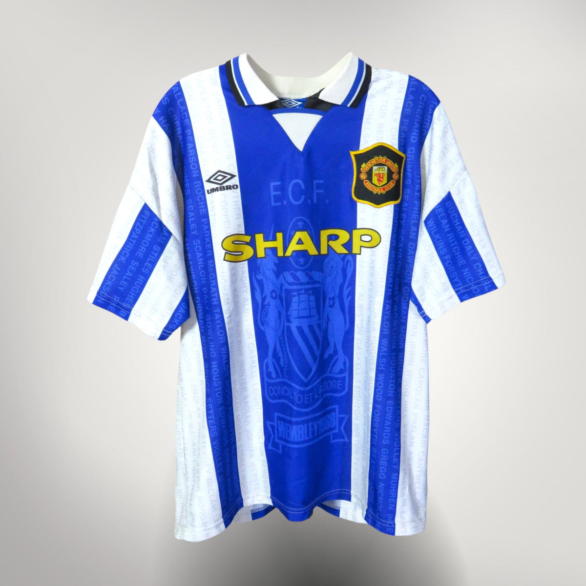 Authentic Umbro Manchester United 1994-1996 Third shirt, Cantona 7 on the back, size L | Nostalgic Football Shirts