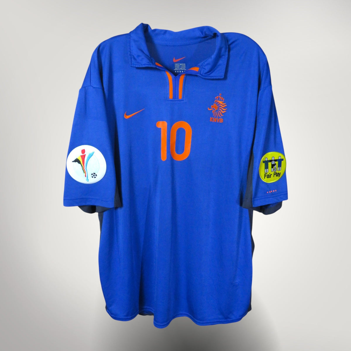 Authentic Nike Netherlands 2000-2002 Away shirt, Bergkamp 10 on the back, size XL | Nostalgic Football Shirts