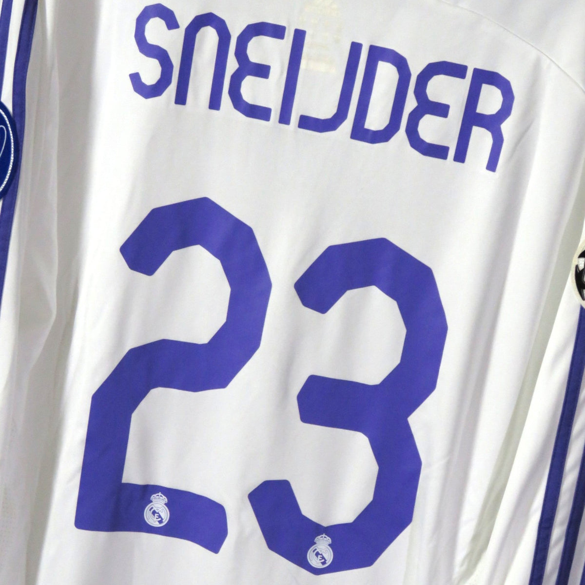 Real Madrid 2007-08 Home Sneijder #23 Shirt XL