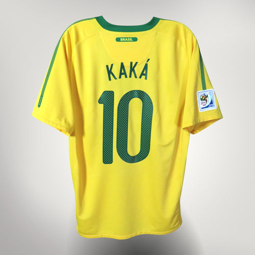 Brazil 2010-11 Home Kaka #10 Shirt M