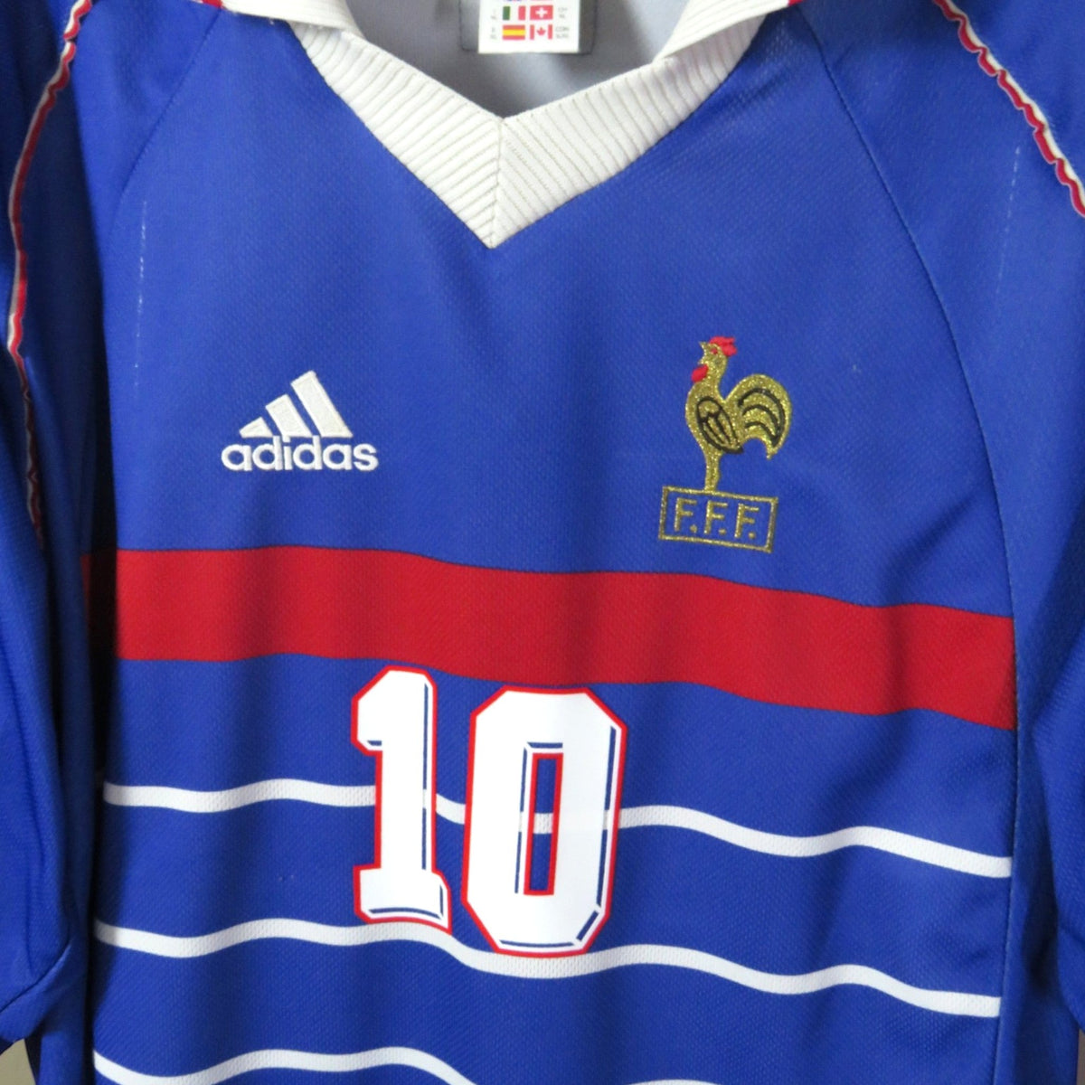France 1998-2000 Home Zidane #10 Shirt XL