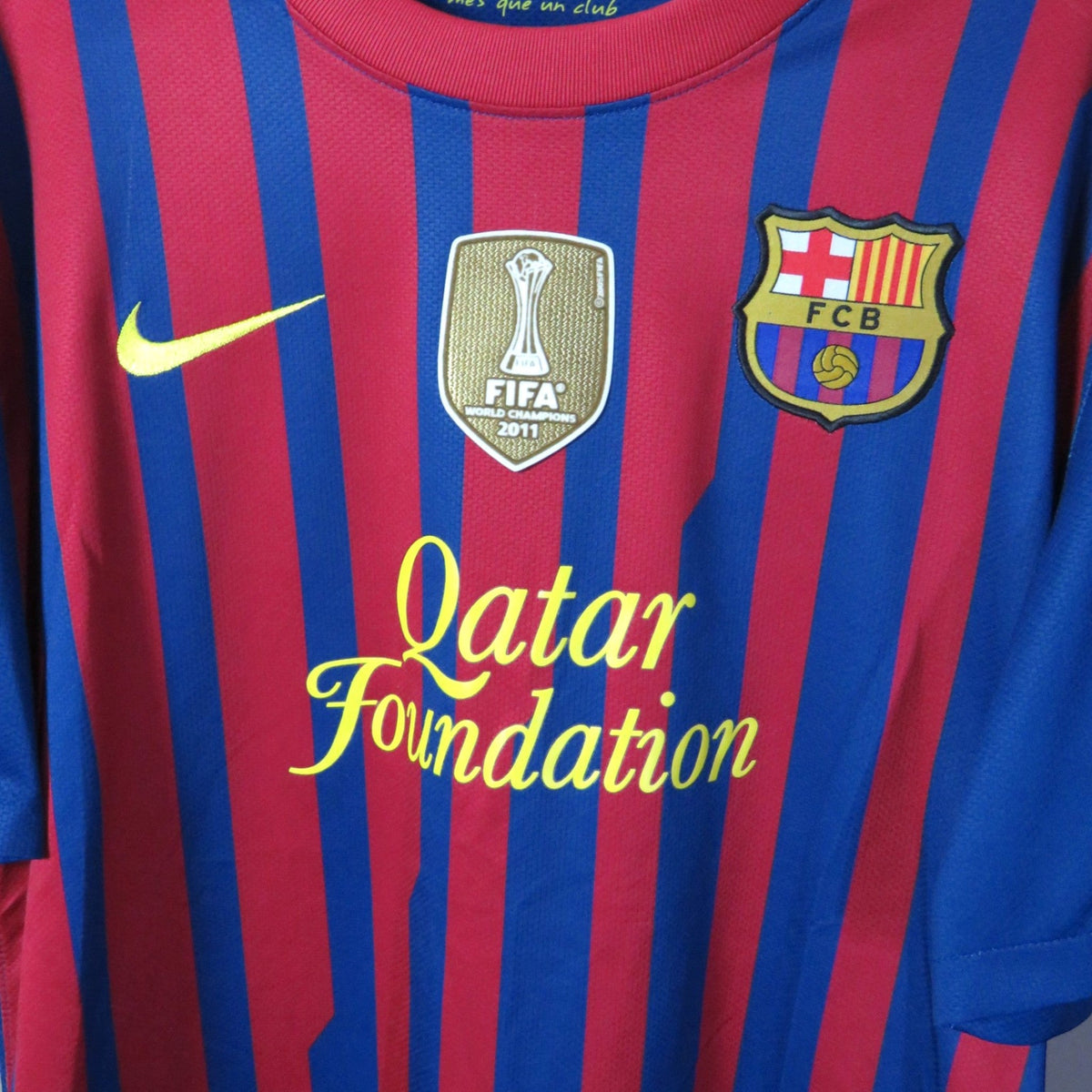 FC Barcelona 2011-12 Home Messi #10 Shirt XL