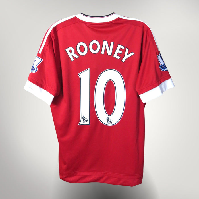 Manchester United 2015-16 Home Rooney #10 Shirt M
