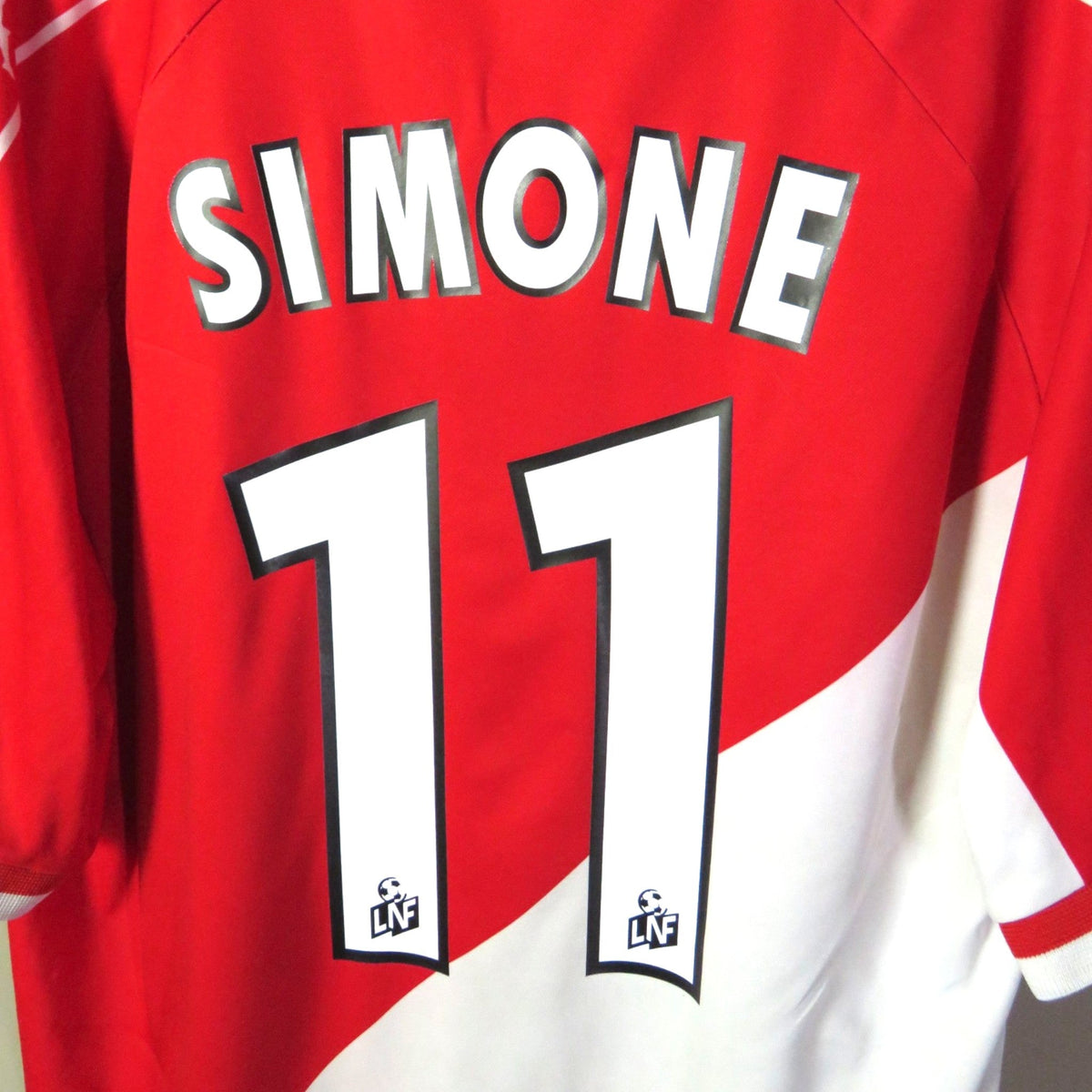 AS Monaco 2000-01 Home Simone #11 Shirt XL