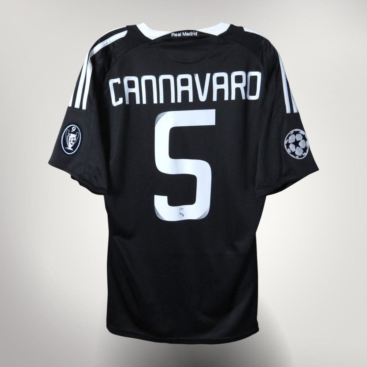 Real Madrid 2008-09 Third Cannavaro #5 Shirt M