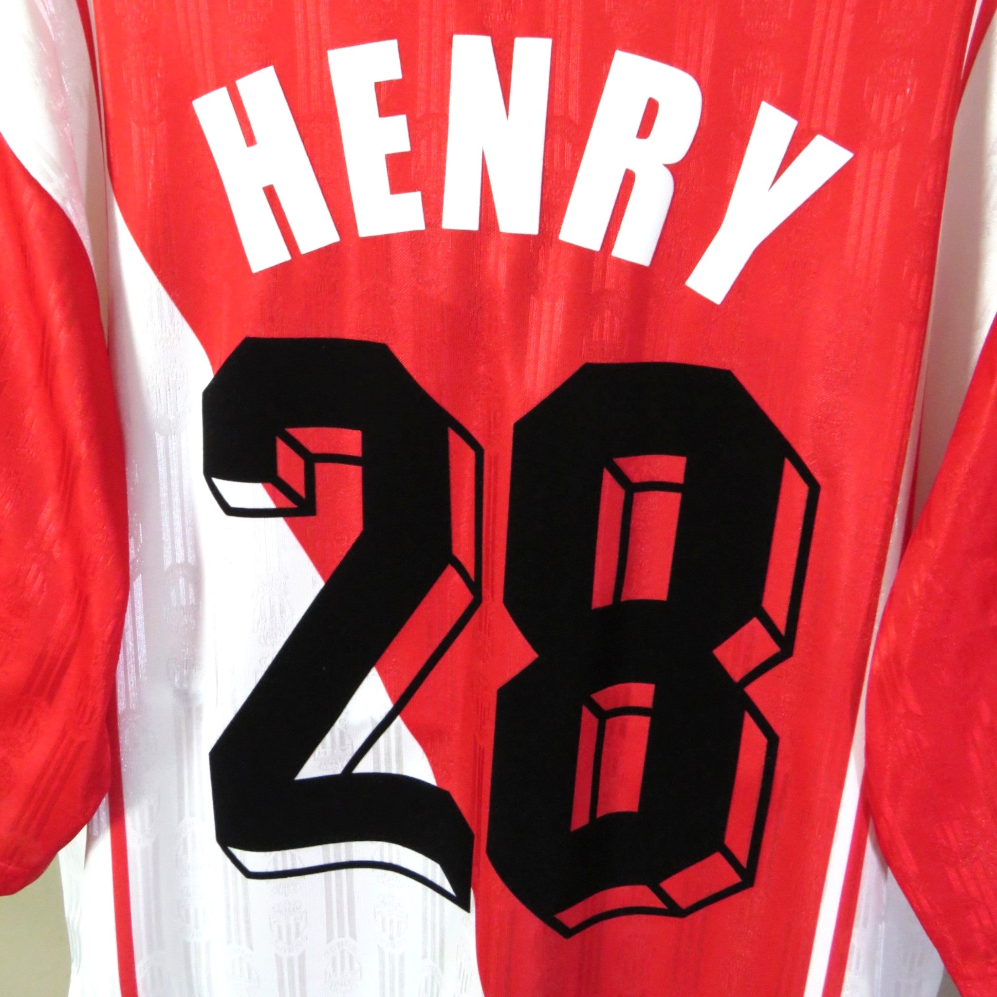AS Monaco 1997-98 Home Henry #28 Shirt L – Nostalgic Football Shirts