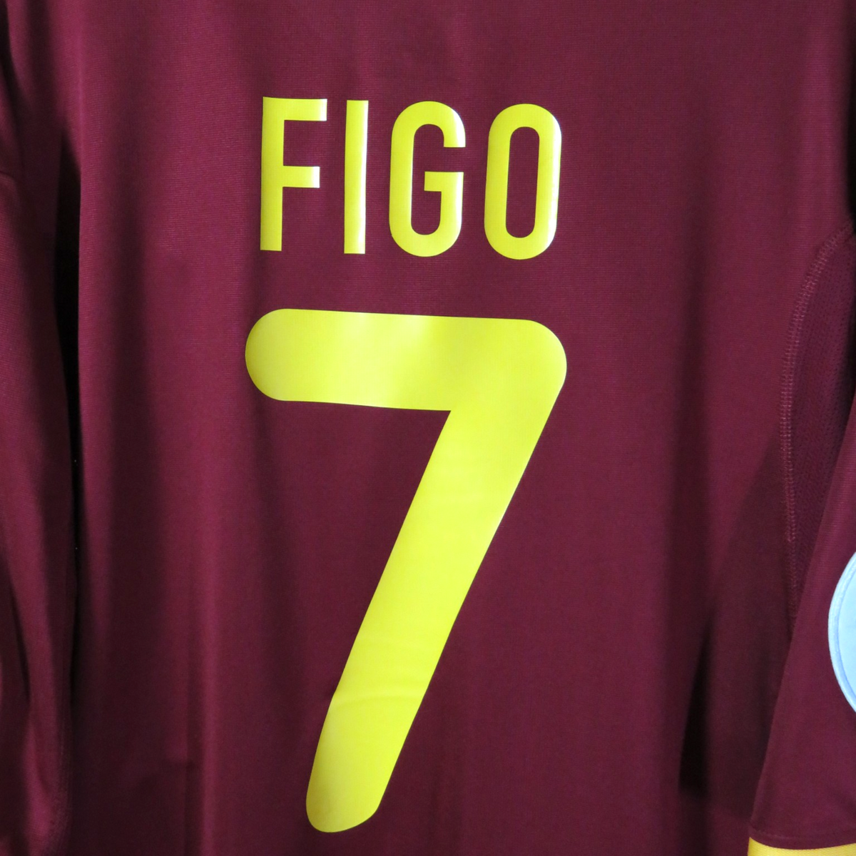 Portugal 2000-02 Home Figo #7 Shirt L