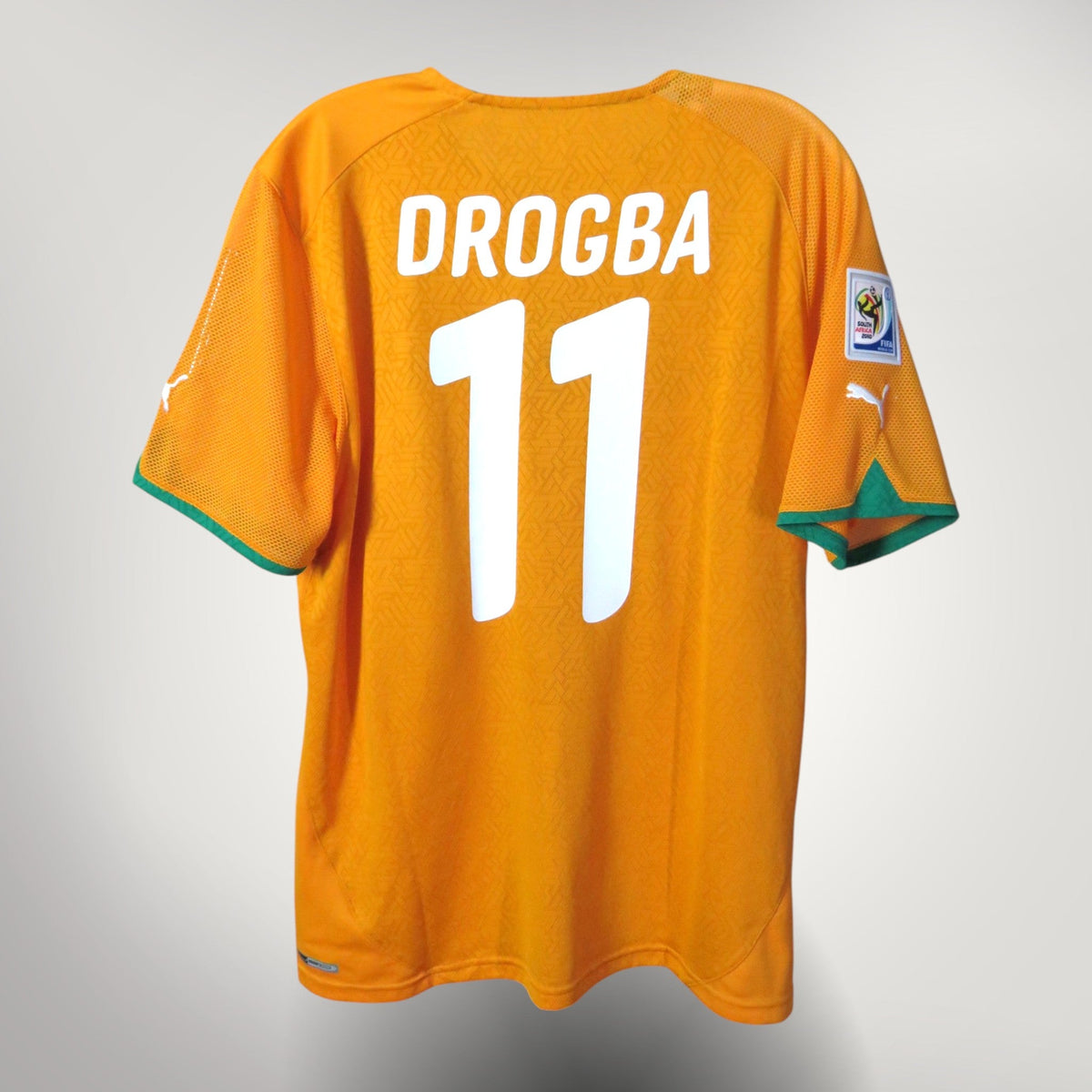Ivory Coast 2010-11 Home Drogba #11 Shirt L
