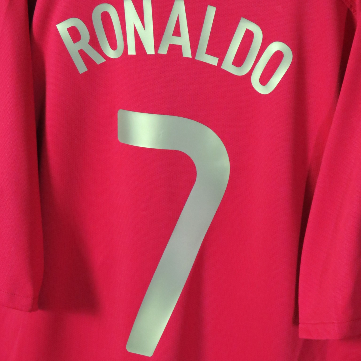 Portugal 2008-09 Home Ronaldo #7 Shirt XL