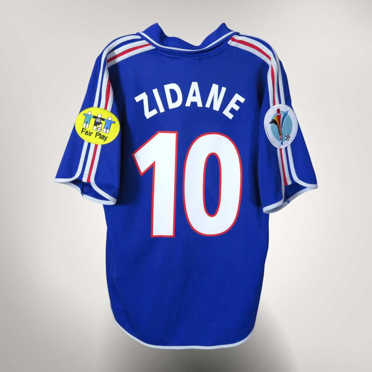 France 2000-02 Home Zidane #10 Shirt L