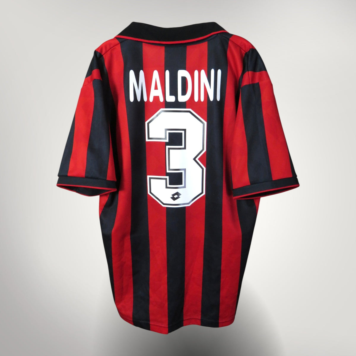 AC Milan 1995-96 Home Maldini #3 Shirt XL